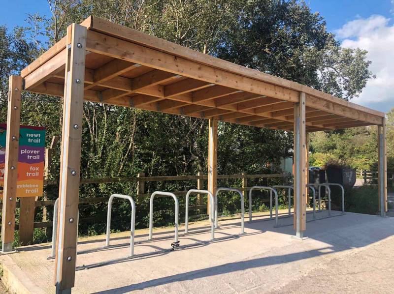 Sheldon Sedum Roof Cycle Shelter