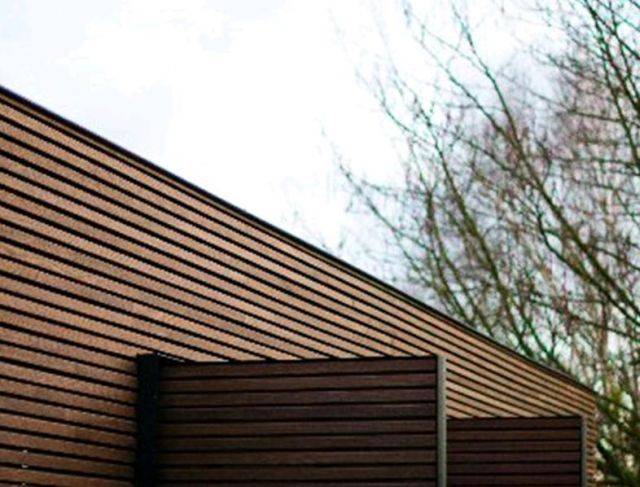 Thermowood Cladding - Redwood cladding 