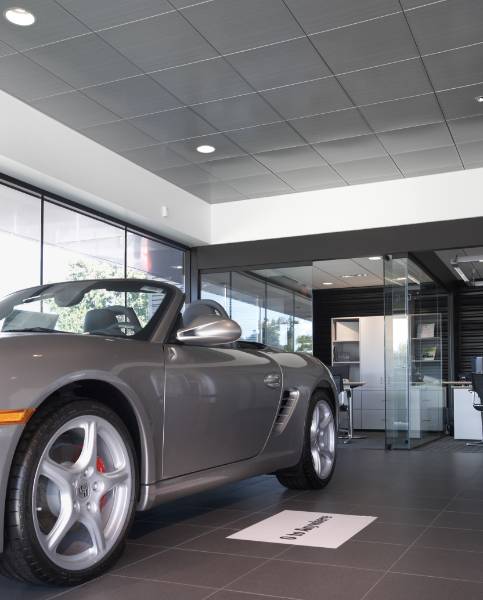 Rockfon® Spanair® Clip-in Concealed System - Metal Infill Panel