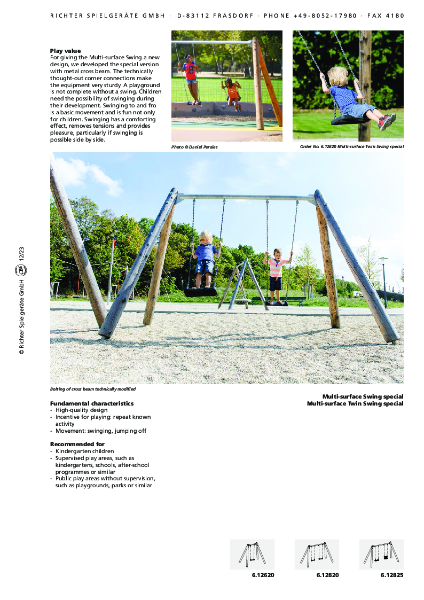 6.12820 Multi Surface Twin Swing Technical Page