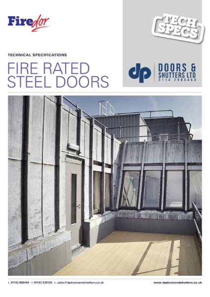 Steel HInged Personnel Fire Door , single or double leaf