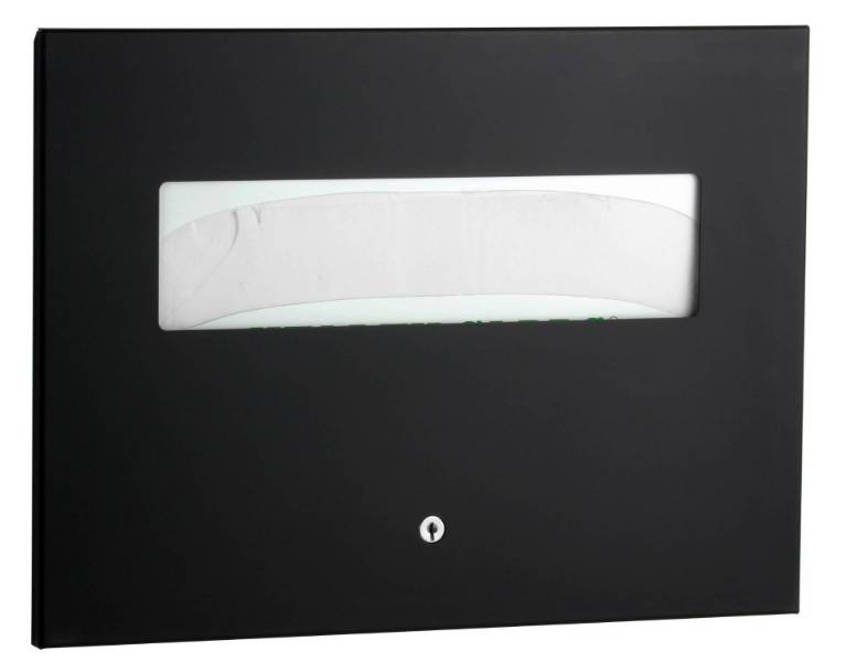 TrimLine - Recessed Seat-Cover Dispenser, Matte Black, B-3013.MBLK - Toilet Seat Cover Dispenser