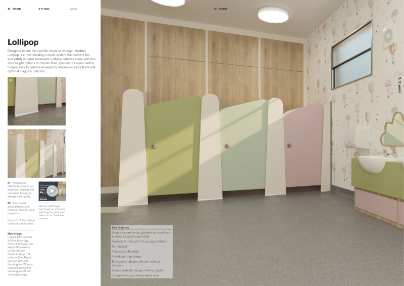 Brochure | Lollipop Toilet Cubicles