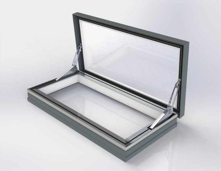 Skyway Electric Access Flat Glass Rooflight
