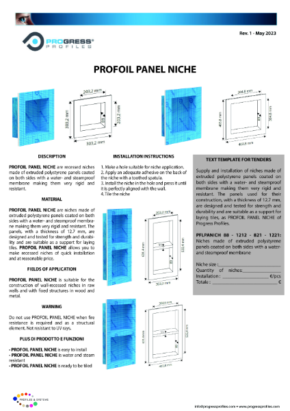 Profoil Panel Niche