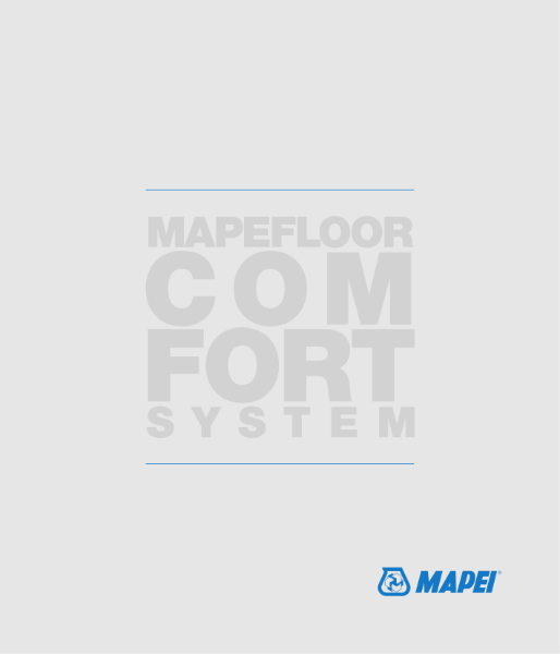 MAPEFLOOR COMFORT SYSTEM