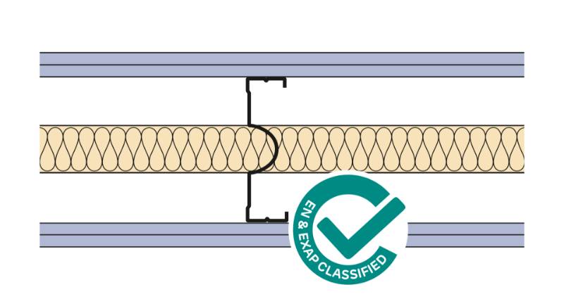 Siniat Single Frame Metal Stud Partition AS14R-212dB-50G - Metal Stud Partitioning