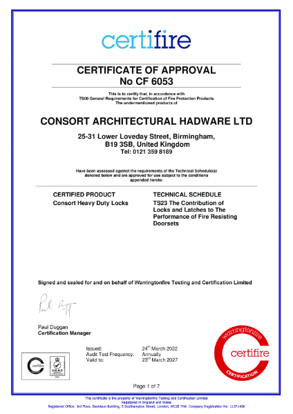 Certifire Certificate