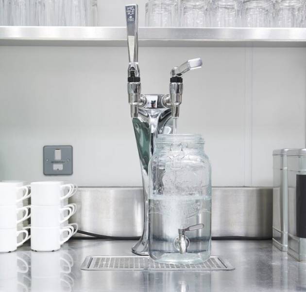 Aqua Bottle Filler - Chilled & Sparkling - Bar style (60 litres) - Mechanical Bottle Filler 60 L