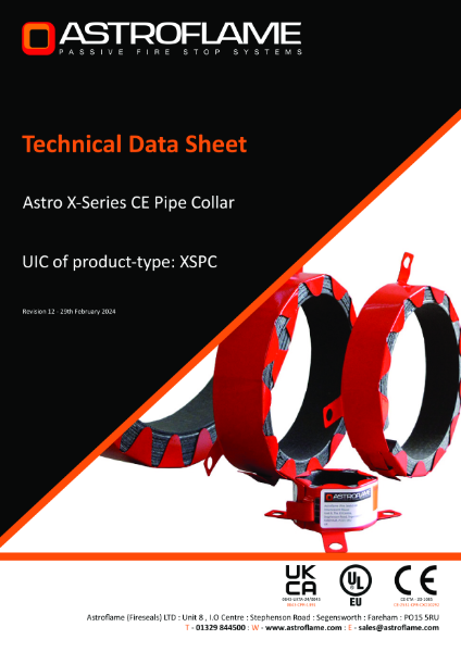 Astro X Series CE Pipe Collar (TDS)