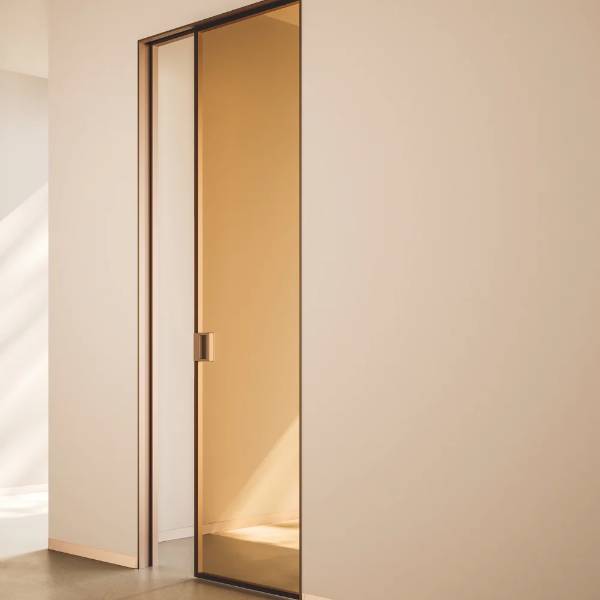ECLISSE VetroLuxe: Aluminium Framed Glass Pocket Door - Sliding Door
