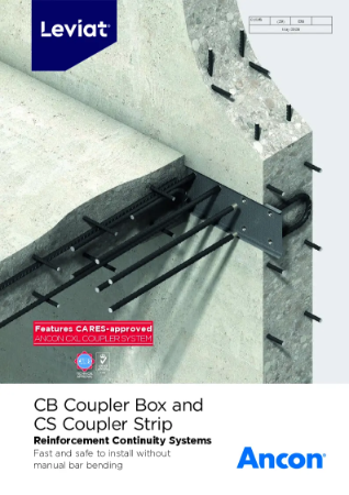 CB Coupler Box and CS Coupler Strip Reinforcement Continuity Systems ...