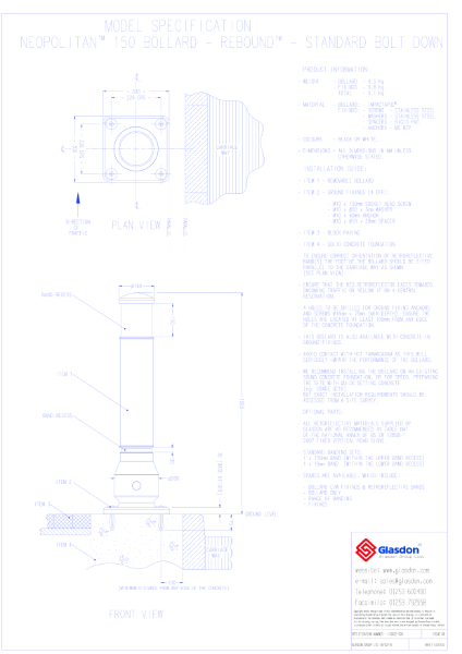 Neopolitan™ 150 - Rebound Model - Bolt-Down