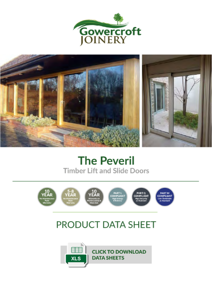 Peveril Timber Lift and Slide Doors Datasheet
