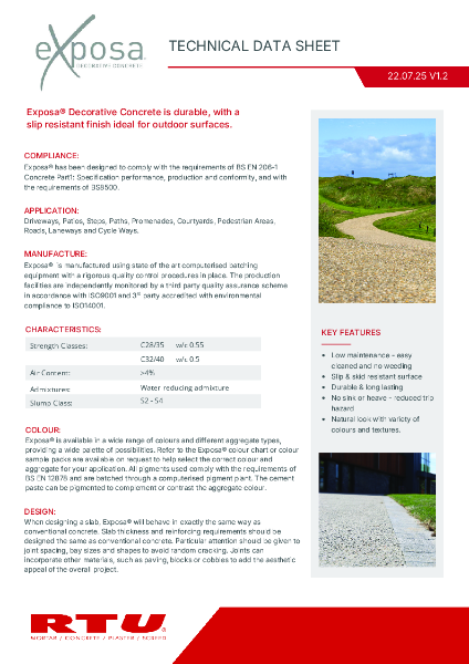 Exposa® Technical Data Sheet