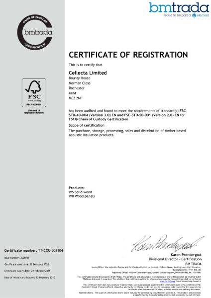 FSC Certificate 