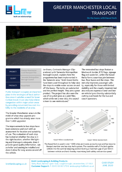 On the buses with Kassel Kerb, the Greater Manchester Local Transport Plan.