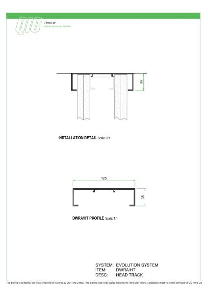 Plasterboard Head Track 100mm