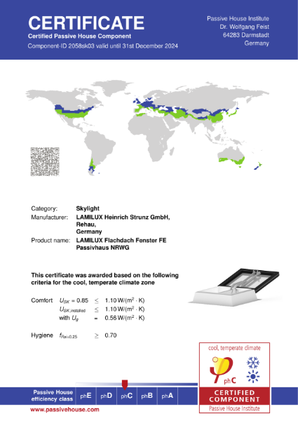 Passivhaus certificate