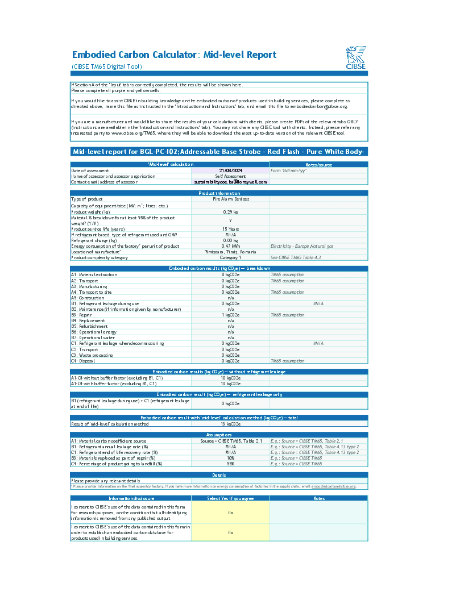 BGL-PC-I02 - CIBSE TM65