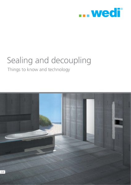 wedi sealing and decoupling brochure