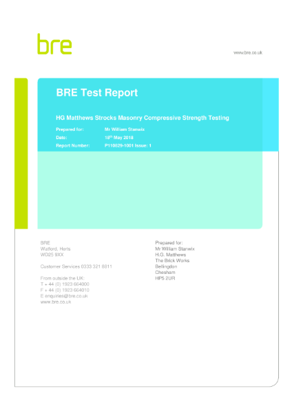 BRE Certificate