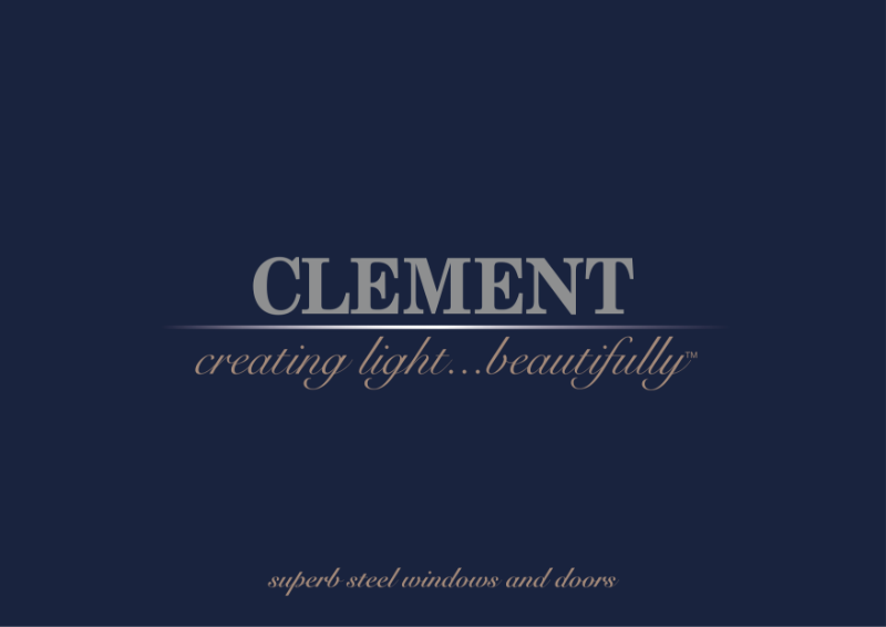 Clement steel window brochure