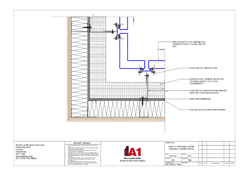 Unity A1 SF-04 Technical Drawing