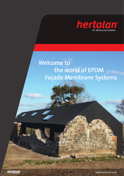 Hertalan EPDM Facade System Leaflet