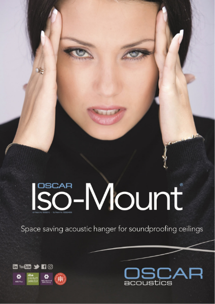 Oscar Iso-Mount - Space saving ceiling soundproofing