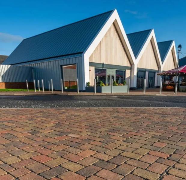 BRADSTONE Woburn Infilta - Aged Concrete Paving Block