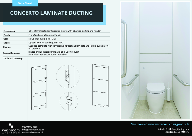 Concerto Laminate Ducting