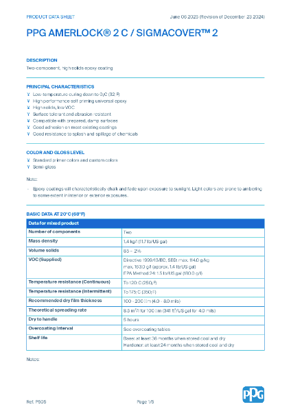 PPG AMERLOCK® 2 C / SIGMACOVER™ 2