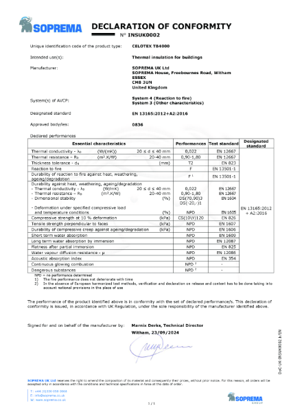 CELOTEX TB4000 DOC