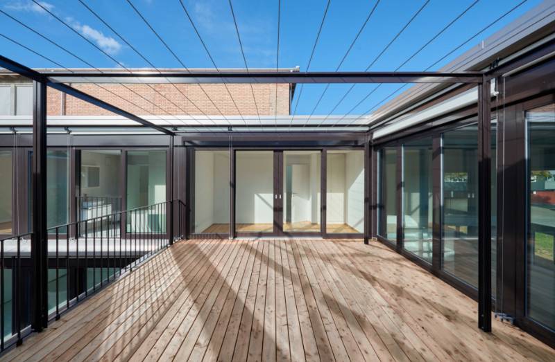 Loft houses with industrial flair