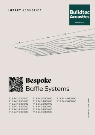 Bespoke Ceiling Baffles - Product Data Sheet