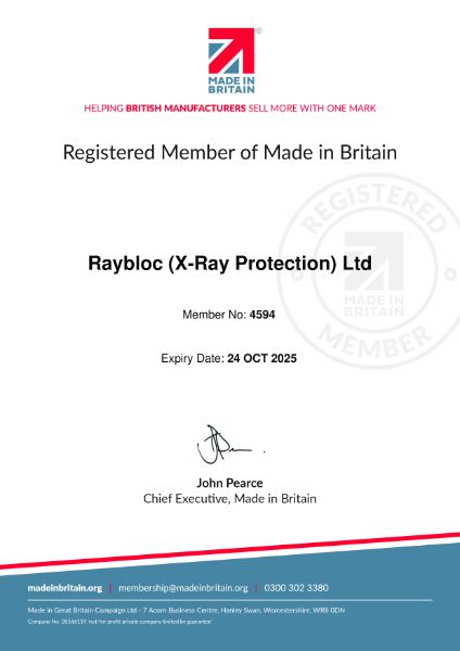 Registered Member of Made in Britain