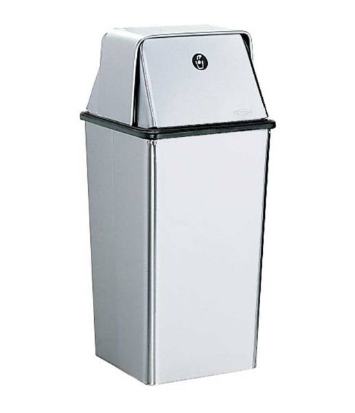 Floor-Standing Waste Receptacle with Top B-2250, B-2260, B-2280