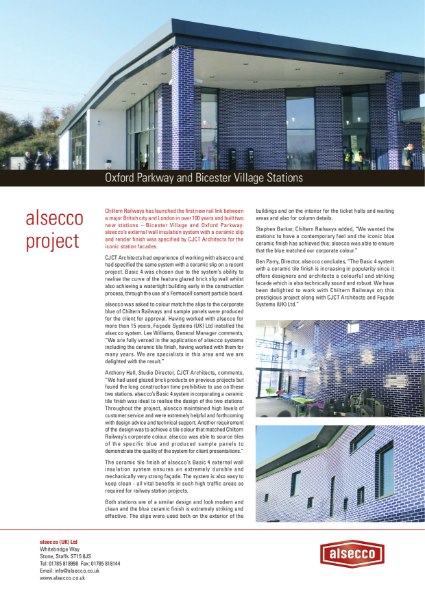 Oxford Parkway & Bicester Village Stations Project Report