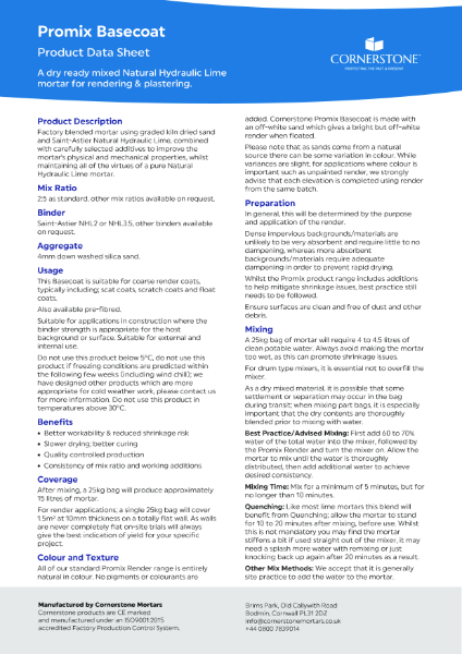 Promix Basecoat - Product Datasheet