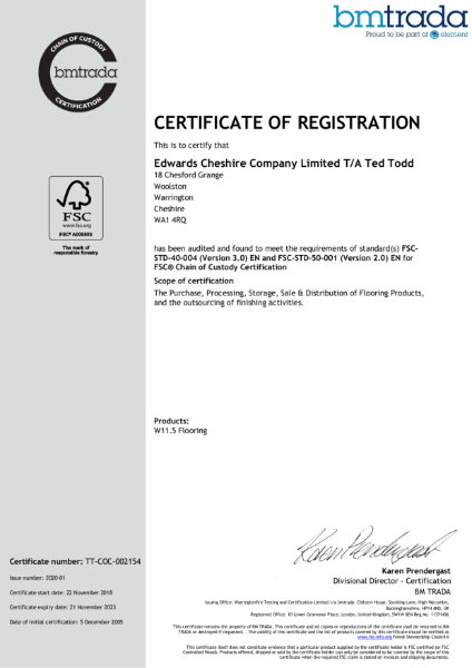 FSC Certificate