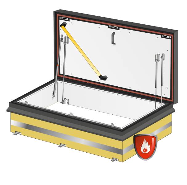 Fire Rated Roof Access Hatch - RHTEI - 120 minutes