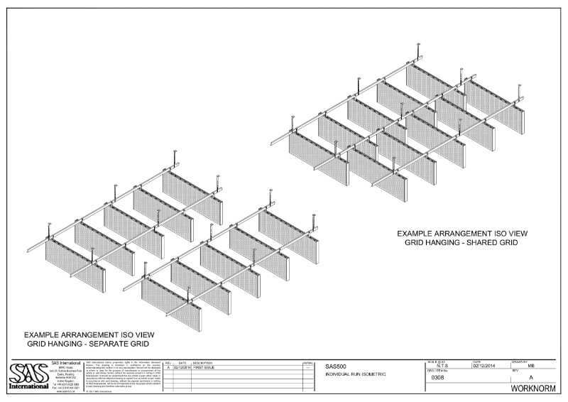 SAS500 Individual Run Isometric