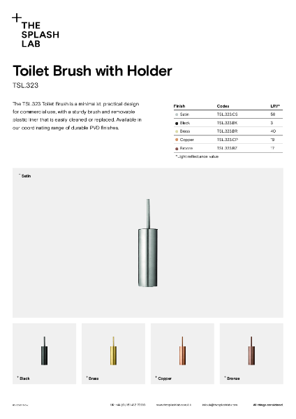 Toilet Brush with Holder Datasheet