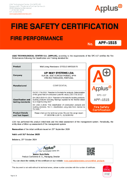 Effisus Vapour FR APF Applus