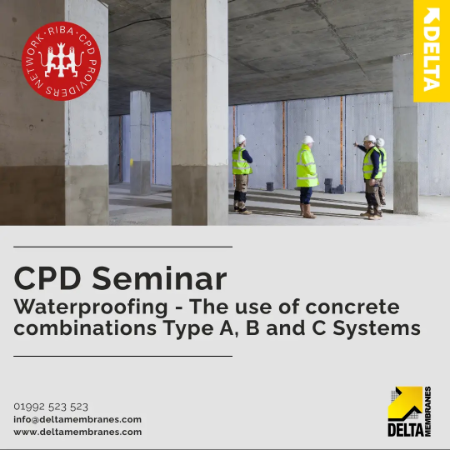 Waterproofing - The use of concrete combinations Type A, B and C Systems.