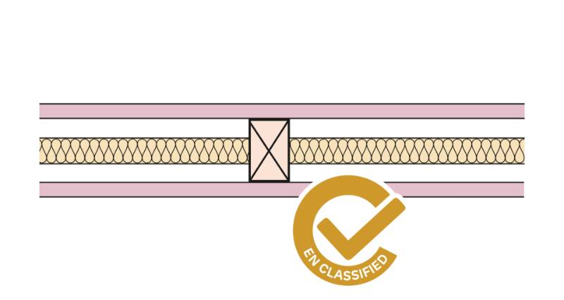 Siniat Non-loadbearing Timber Stud Partition - TS63x38-15F-25G