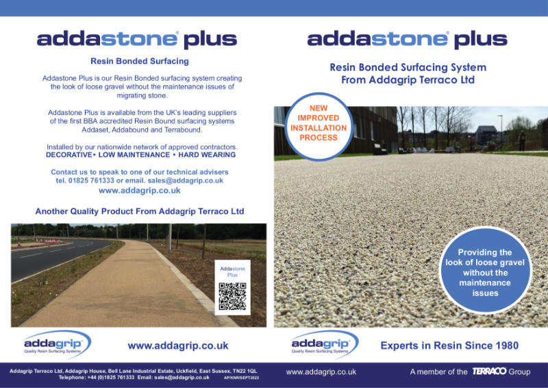 Addastone Plus Resin Bonded Surfacing Brochure