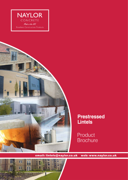 Naylor Prestressed Lintels Product Brochure