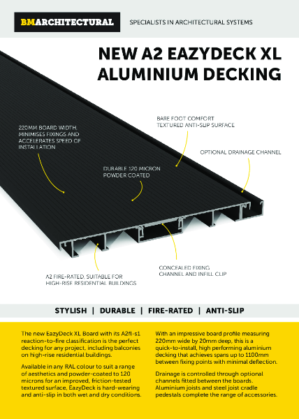 A2 EazyDeck XL Aluminium Decking